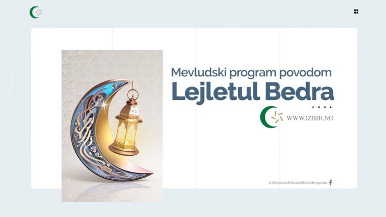 Mevludski program povodom Lejletul Bedra – džemat Drammen